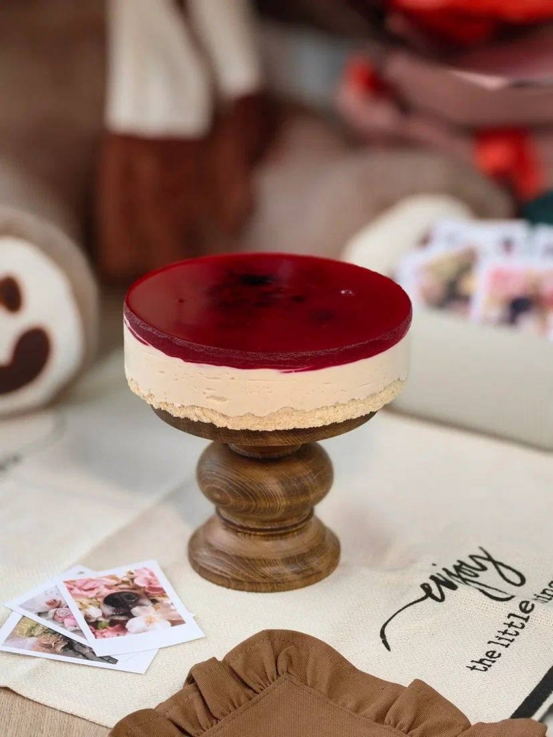 Чизкейк Карамель-Вишня